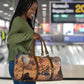 Seth Serpent Travel Bag Sandstorm Egyptian Chaos God in Ancient Desert Tones