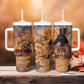 Seth Serpent Tumbler With Handle Sandstorm Egyptian Chaos God in Ancient Desert Tones