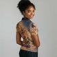 Seth Serpent Women Polo Shirt Sandstorm Egyptian Chaos God in Ancient Desert Tones