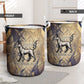Suty Laundry Basket with Typhonic Beast Staff Ancient Egypt Symbolism