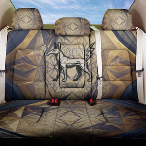 Suty Back Car Seat Cover with Typhonic Beast Staff Ancient Egypt Symbolism