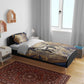 Suty Bedding Set with Typhonic Beast Staff Ancient Egypt Symbolism