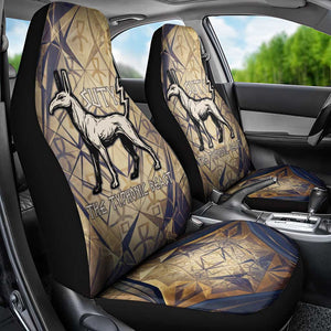 Suty Car Seat Cover with Typhonic Beast Staff Ancient Egypt Symbolism