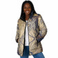 Suty Padded Jacket with Typhonic Beast Staff Ancient Egypt Symbolism