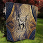 Suty Quilt with Typhonic Beast Staff Ancient Egypt Symbolism