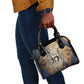 Suty Shoulder Handbag with Typhonic Beast Staff Ancient Egypt Symbolism