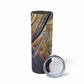 Suty Skinny Tumbler with Typhonic Beast Staff Ancient Egypt Symbolism