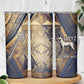 Suty Skinny Tumbler with Typhonic Beast Staff Ancient Egypt Symbolism