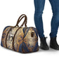 Suty Travel Bag with Typhonic Beast Staff Ancient Egypt Symbolism