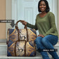Suty Travel Bag with Typhonic Beast Staff Ancient Egypt Symbolism