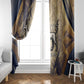 Suty Window Curtain with Typhonic Beast Staff Ancient Egypt Symbolism