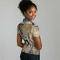 Suty Women Polo Shirt with Typhonic Beast Staff Ancient Egypt Symbolism