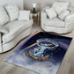 Shu Celestial Constellations Area Rug Rainbow Ancient Egyptian Sky Deity Theme