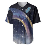 Shu Celestial Constellations Baseball Jersey Rainbow Ancient Egyptian Sky Deity Theme