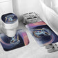 Shu Celestial Constellations Bathroom Set Rainbow Ancient Egyptian Sky Deity Theme
