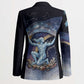 Shu Celestial Constellations Blazer Rainbow Ancient Egyptian Sky Deity Theme