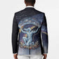 Shu Celestial Constellations Blazer Rainbow Ancient Egyptian Sky Deity Theme