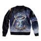 Shu Celestial Constellations Bomber Jacket Rainbow Ancient Egyptian Sky Deity Theme