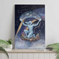 Shu Celestial Constellations Canvas Wall Art Rainbow Ancient Egyptian Sky Deity Theme