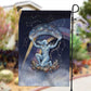 Shu Celestial Constellations Garden Flag Rainbow Ancient Egyptian Sky Deity Theme