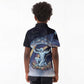Shu Celestial Constellations Kid Polo Shirt Rainbow Ancient Egyptian Sky Deity Theme