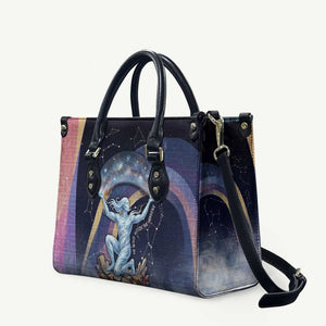 Shu Celestial Constellations Leather Bag Rainbow Ancient Egyptian Sky Deity Theme