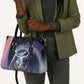Shu Celestial Constellations Leather Bag Rainbow Ancient Egyptian Sky Deity Theme