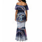 Shu Celestial Constellations Mermaid Dress Rainbow Ancient Egyptian Sky Deity Theme