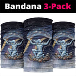 Shu Celestial Constellations Neck Gaiter Rainbow Ancient Egyptian Sky Deity Theme