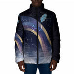 Shu Celestial Constellations Padded Jacket Rainbow Ancient Egyptian Sky Deity Theme