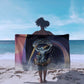 Shu Celestial Constellations Sarong Rainbow Ancient Egyptian Sky Deity Theme