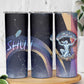 Shu Celestial Constellations Skinny Tumbler Rainbow Ancient Egyptian Sky Deity Theme