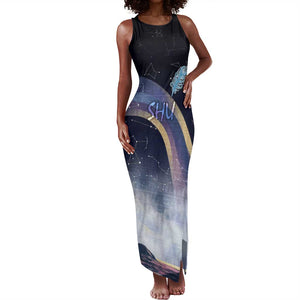 Shu Celestial Constellations Tank Maxi Dress Rainbow Ancient Egyptian Sky Deity Theme