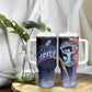 Shu Celestial Constellations Tumbler With Handle Rainbow Ancient Egyptian Sky Deity Theme