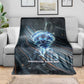 Shu Air Void Egyptian Blanket with Storm God and Ankh Ancient Mythology