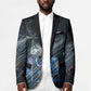 Shu Air Void Egyptian Blazer with Storm God and Ankh Ancient Mythology