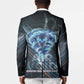 Shu Air Void Egyptian Blazer with Storm God and Ankh Ancient Mythology