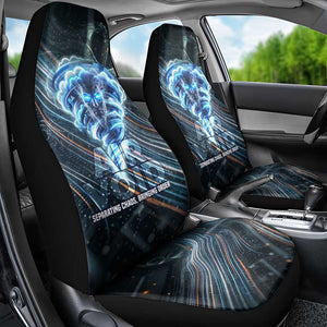Shu Air Void Egyptian Car Seat Cover with Storm God and Ankh Ancient Mythology