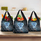 Shu Air Void Egyptian Grocery Bag with Storm God and Ankh Ancient Mythology