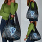 Shu Air Void Egyptian Grocery Bag with Storm God and Ankh Ancient Mythology
