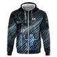 Shu Air Void Egyptian Hoodie with Storm God and Ankh Ancient Mythology