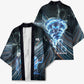 Shu Air Void Egyptian Kimono with Storm God and Ankh Ancient Mythology