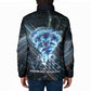 Shu Air Void Egyptian Padded Jacket with Storm God and Ankh Ancient Mythology