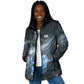 Shu Air Void Egyptian Padded Jacket with Storm God and Ankh Ancient Mythology