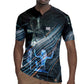 Shu Air Void Egyptian Rugby Jersey with Storm God and Ankh Ancient Mythology
