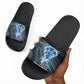 Shu Air Void Egyptian Slide Sandals with Storm God and Ankh Ancient Mythology