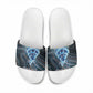 Shu Air Void Egyptian Slide Sandals with Storm God and Ankh Ancient Mythology