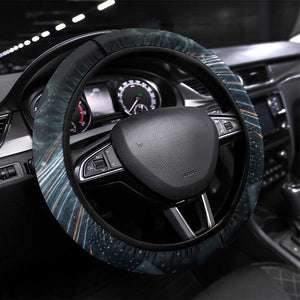 Shu Air Void Egyptian Steering Wheel Cover with Storm God and Ankh Ancient Mythology