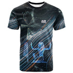 Shu Air Void Egyptian T shirt with Storm God and Ankh Ancient Mythology