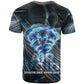 Shu Air Void Egyptian T shirt with Storm God and Ankh Ancient Mythology